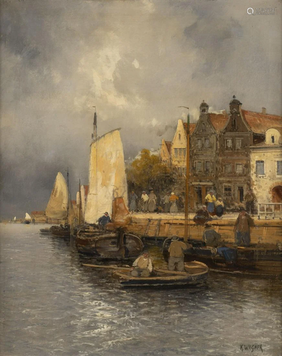 KARL THEODOR WAGNER, HOLLaeNDISCHER FISCHERHAFEN