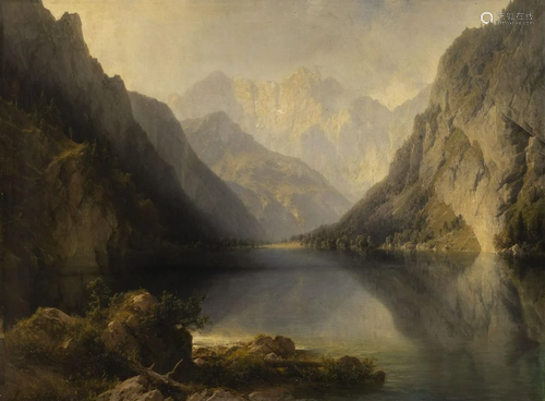 JULIUS LANGE, KLARER BERGSEE