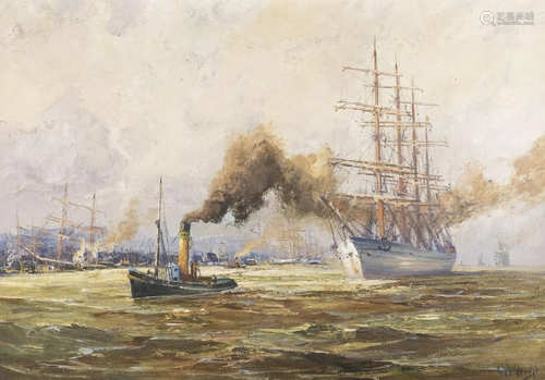 ADOLF SCHUHKNECHT, 'VOR DEM ZIEL AUF DER ELBE'