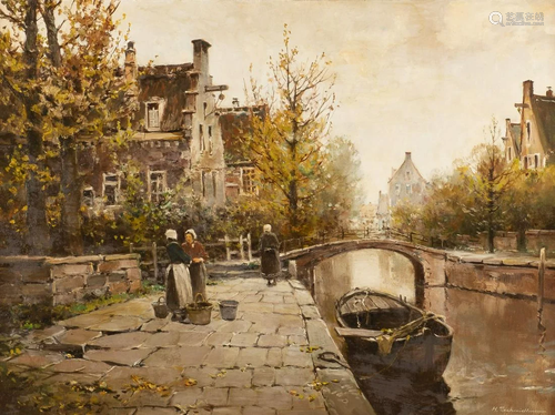 HERMANN SCHMIDTMANN, HOLLaeNDISCHE GRACHT AN EINEM