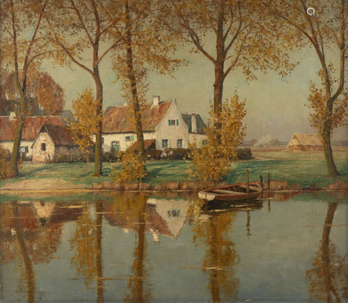 ALFRED RASENBERGER, HERBST AM NIEDERRHEIN