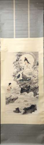 Zhang Daqian [boy worships Guanyin]