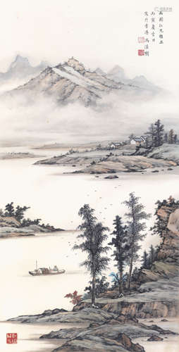 馮漢樹 山水