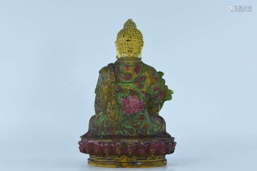 Glazed Buddha of Han Dynasty