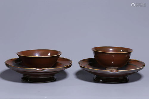 Song Dynasty - Cup and Saucer Set