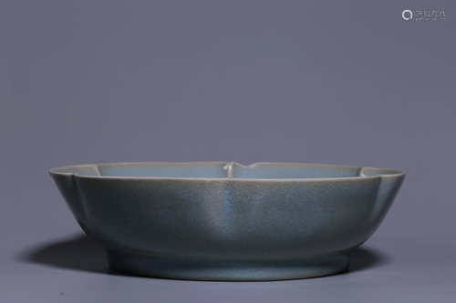 Song Dynasty - Ru Ware Lobed Plate