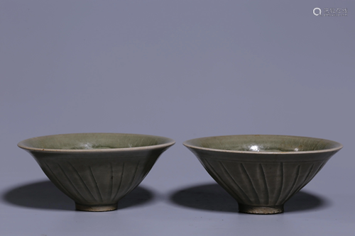 Song Dynasty - A Pair of Yaozhou Ware Bowl