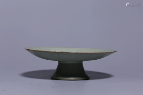 Song Dynasty - Ru Jun High-stem Plate