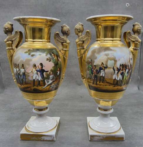 Paire de vases.