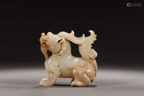 Hetian jade beast