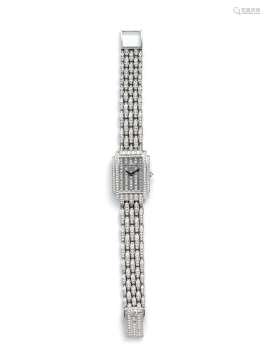 PATEK PHILIPPE, 18K WHITE GOLD AND DIAMOND REF.