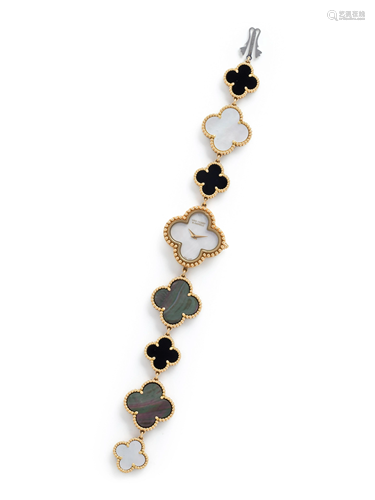 VAN CLEEF & ARPELS, MOTHER-OF-PEARL AND ONYX