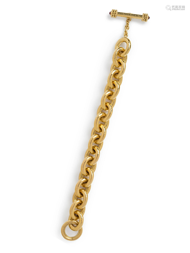 ELIZABETH LOCKE, YELLOW GOLD BRACELET