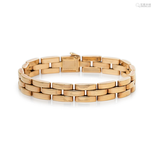 CARTIER, YELLOW GOLD 'MAILLON PANTHÃˆRE'