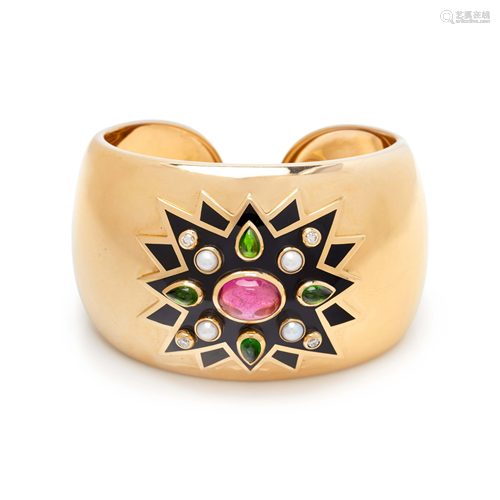 VERDURA, YELLOW GOLD, MULTIGEM AND DIAMOND 'SUNBU…