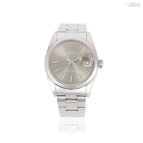 Rolex. A stainless steel automatic calendar bracelet