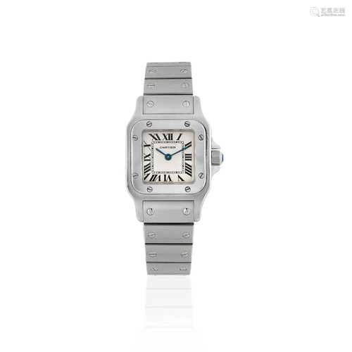 Cartier. A lady's stainless steel quartz bracelet watch