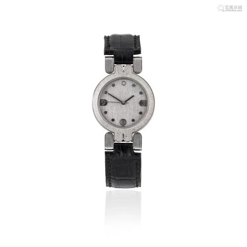 Harry Winston. A lady's platinum automatic calendar