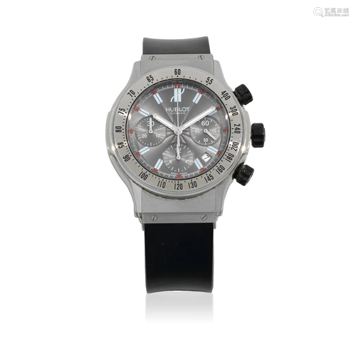 Hublot. A stainless steel automatic calendar