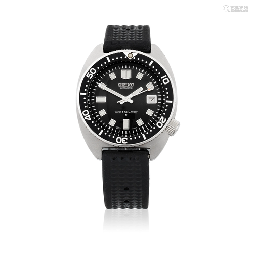 Seiko. A stainless steel automatic calendar diver's