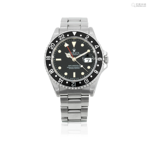 Rolex. A stainless steel automatic calendar bracelet