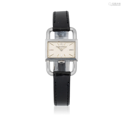 Jaeger-LeCoultre. A lady's stainless steel manual wind