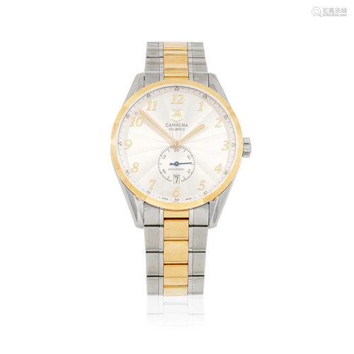 TAG Heuer. A stainless steel and gold automatic