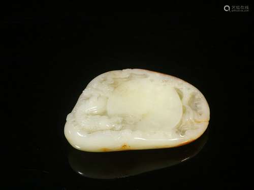 Hetian White Jade Inkstone