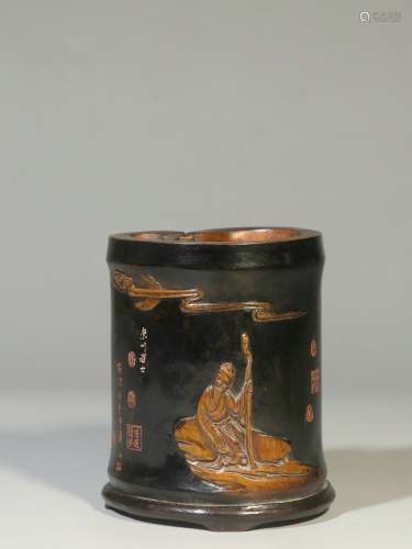 Old Collection. Bamboo Brush Pot
