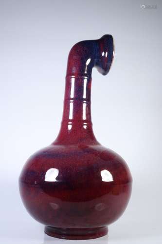 Flambed Glazed Vase