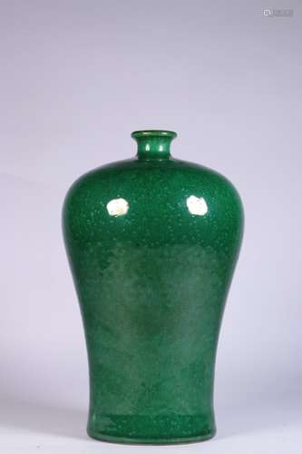 Green-glazed Vase