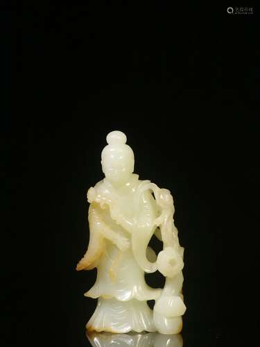 Hetian White Jade Figurine