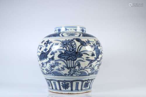 Blue-and-white Vase