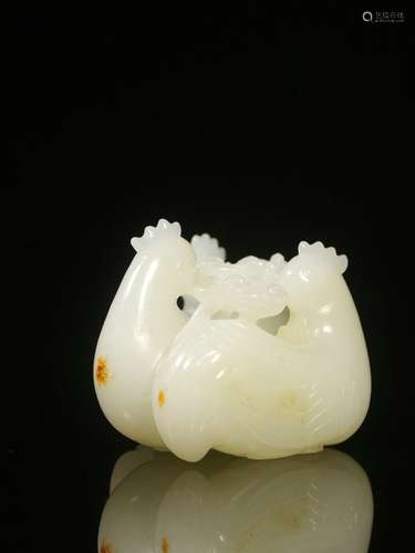 Quality Good. Hetian White Jade Ornament