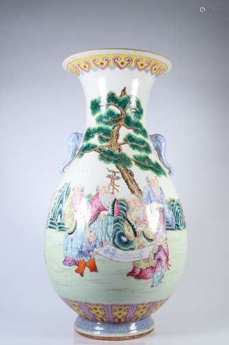 Famille Rose Vase