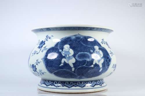 Blue-and-white Vase