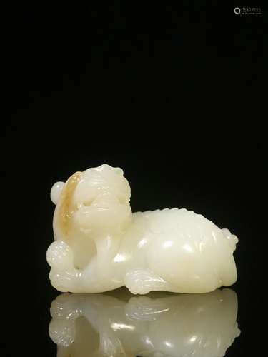 Hetian White Jade Ornament