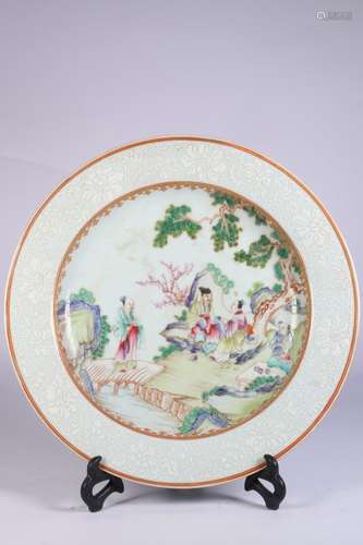 Famille Rose Plate