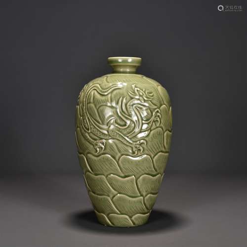 Celadon Prunus Vase