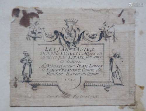 CALLOT Jacques (Nancy 1592 1635) (d'après) - 