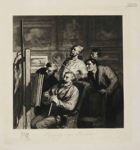 DAUMIER Honoré (Marseille 1808 1879) (d'après) - [Dans l'ate...