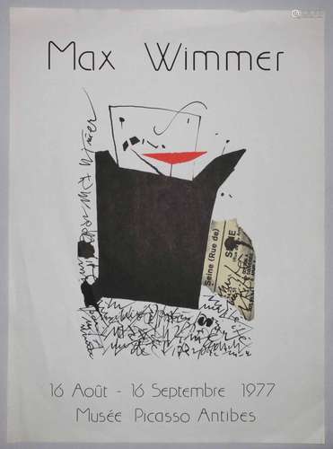 WIMMER Max (Allemagne 1935 2015) (d'après) - Affiche d'Expos...