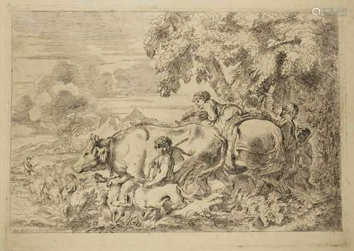 CASTIGLIONE Giovanni Benedetto (Gênes 1609 Mantoue 1664) (d'...