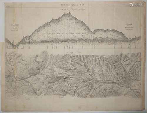 SAVOIE (73) - TUNNEL DES ALPES (MODANE / Italie (BARDONNECHE...