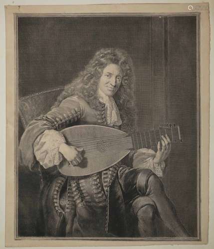 EDELINCK Gérard (1640 1707) - PORTRAIT de 