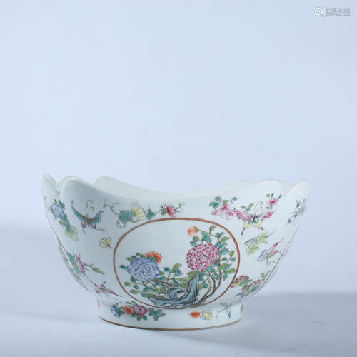 Jiaqing pastel bowl in Qing Dynasty