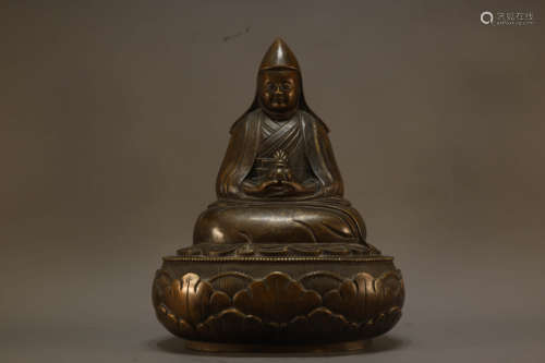 Bronze Buddhist Figure of Turu