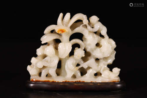 White jade figures