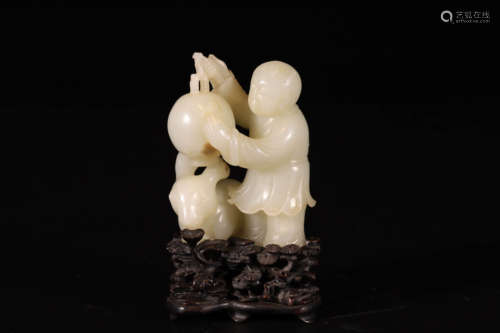 White jade figures