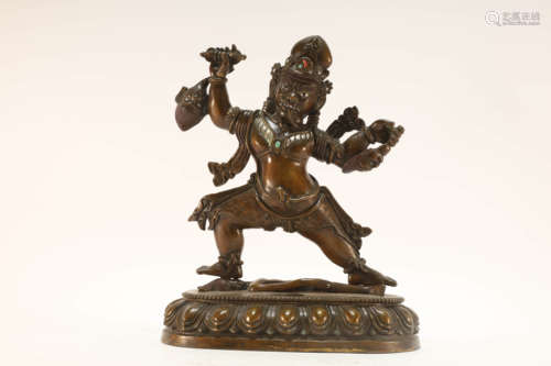 Bronze Vajra Buddhist Figure